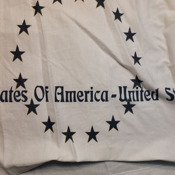 American Summer America Flag Mens Shirt Short Sleeve Polo XXL 1776 BRAND NEW NWT - Picture 5 of 9